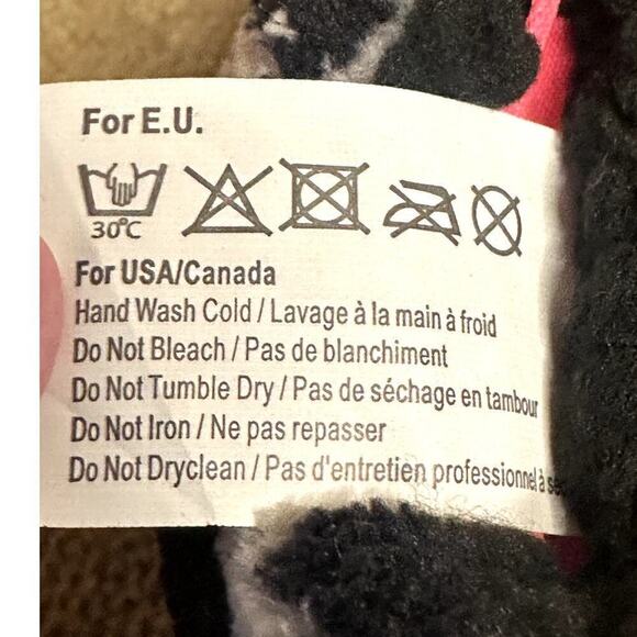 Isaac Mizrahi Grey Black Animal Print Slippers Women's Size M NWT - Picture 5 of 5